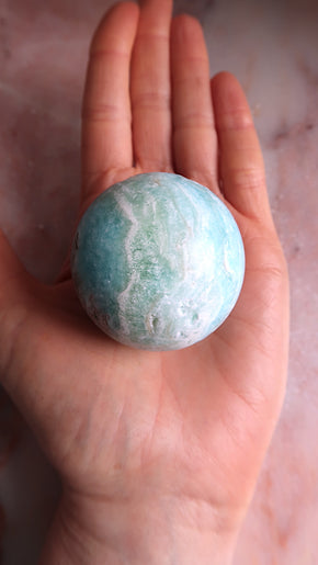 Blue Hemimorphite Sphere