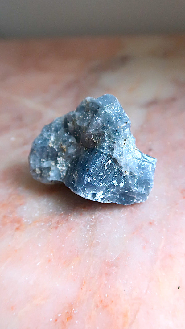 Raw Blue Calcite