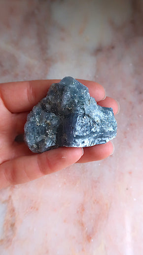 Raw Blue Calcite