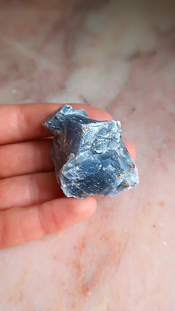 Raw Blue Calcite