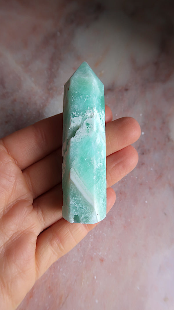 Aqua Hemimorphite Point