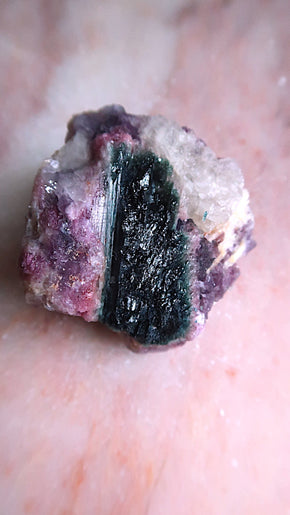 Black Pink Green Tourmaline