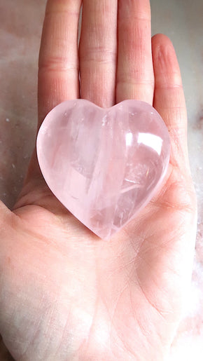 Rose Quartz Heart