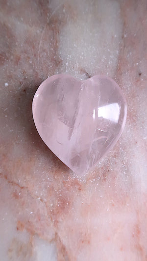 Rose Quartz Heart