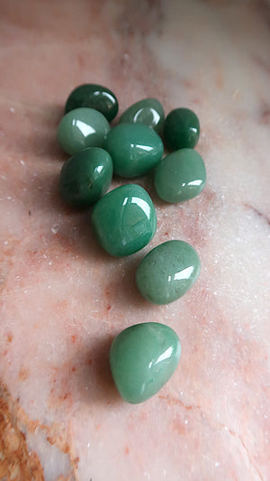 Green Aventurine tumbles