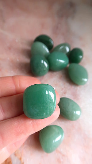 Green Aventurine tumbles