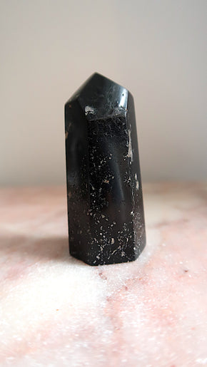 Black Tourmaline Point