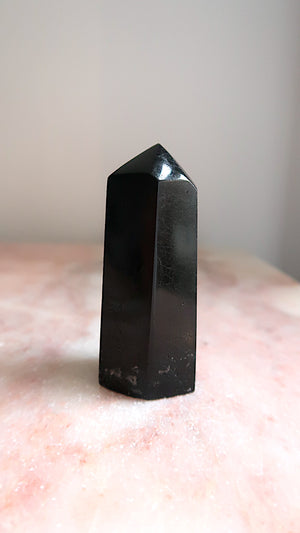 Black Tourmaline Point