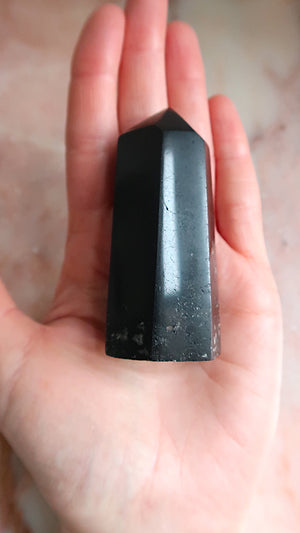 Black Tourmaline Point