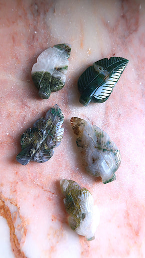 Moss Agate Leaf