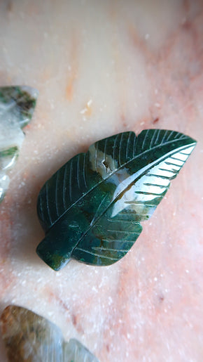 Moss Agate Leaf