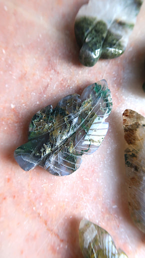 Moss Agate Leaf