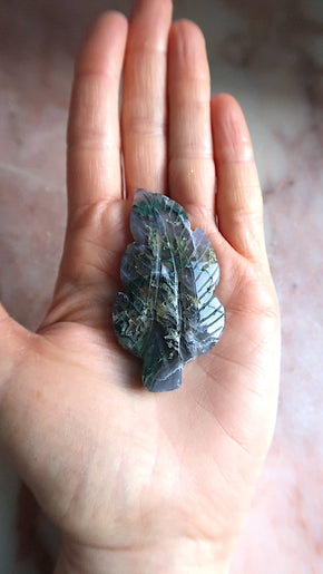 Moss Agate Leaf
