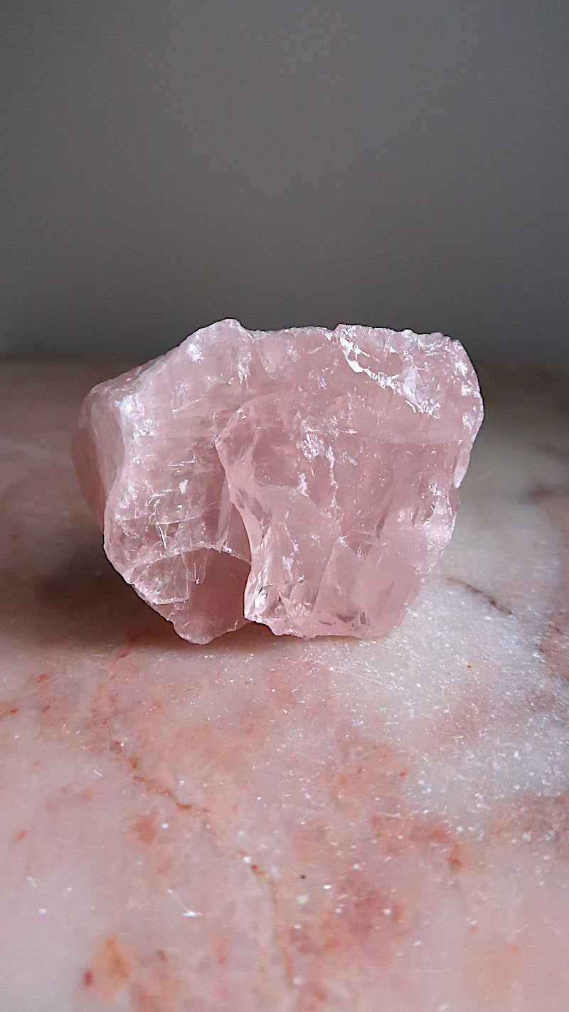 Raw Rose Quartz