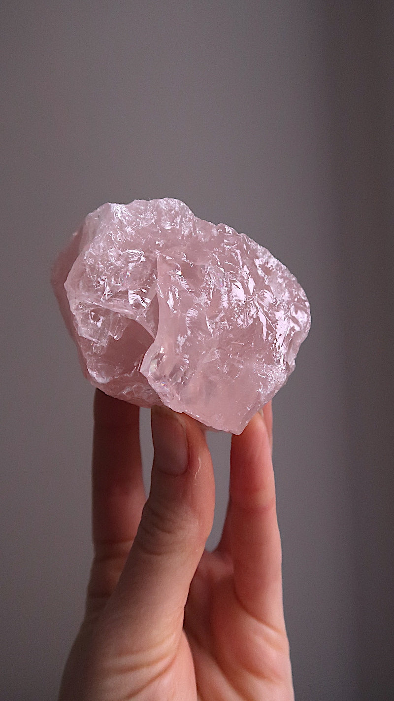 Raw Rose Quartz