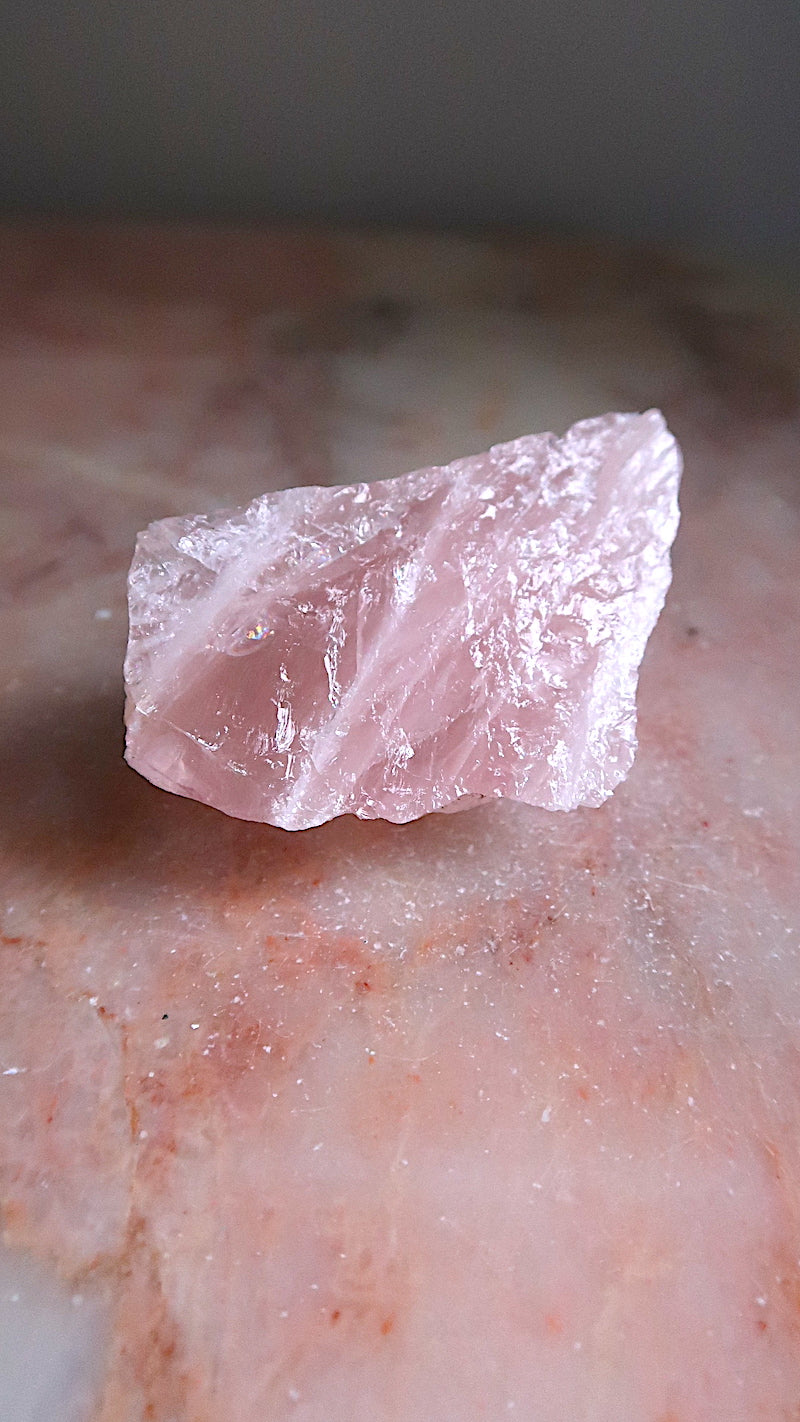 Raw Rose Quartz