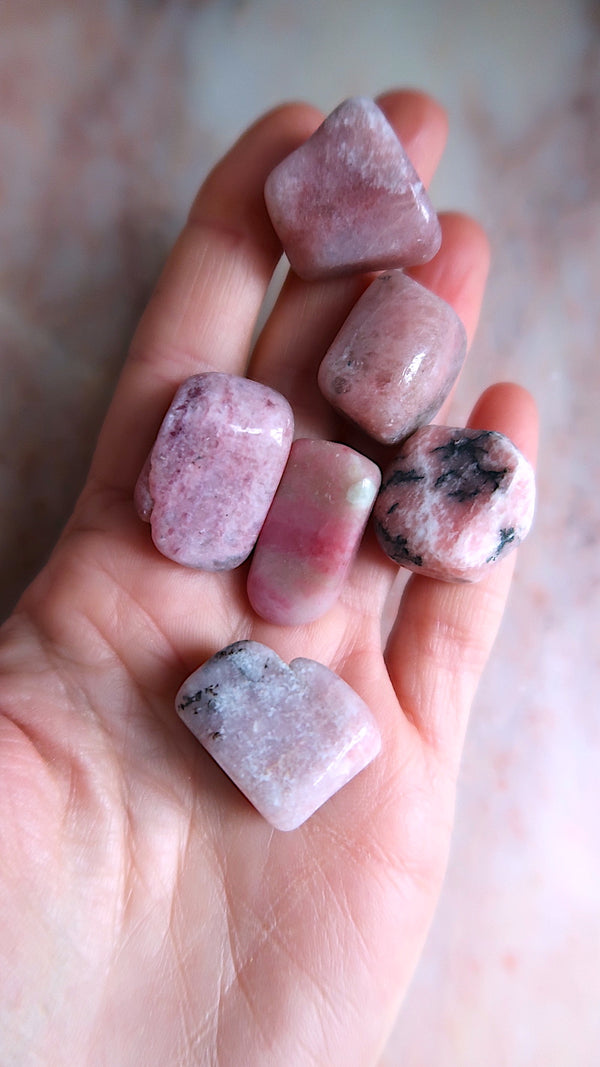 Chunky Cobalto Calcite Tumbles