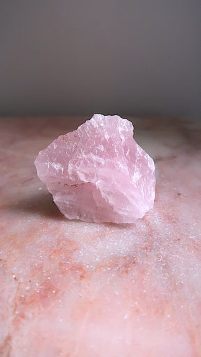 Raw Rose Quartz