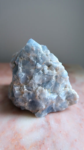 Large Raw Blue Calcite