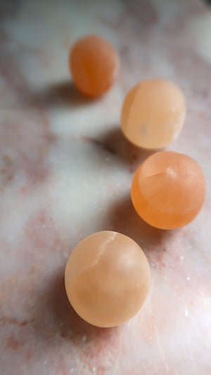 Orange Selenite Tumble