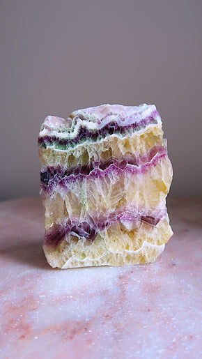 Yellow & Purple Fluorite