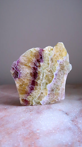 Yellow & Purple Fluorite