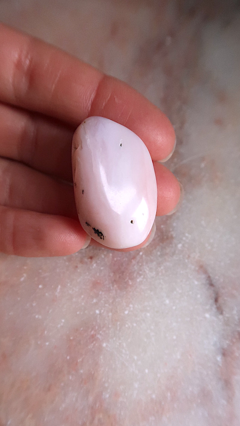 Pink Opal Pocket Stone