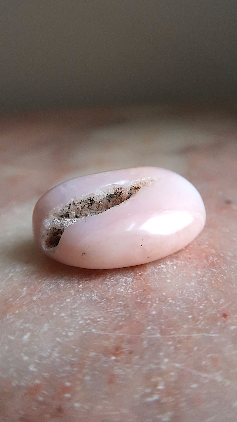 Pink Opal Pocket Stone