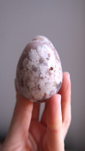 Flower Agate Egg