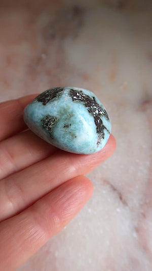 Larimar Pocket Stone