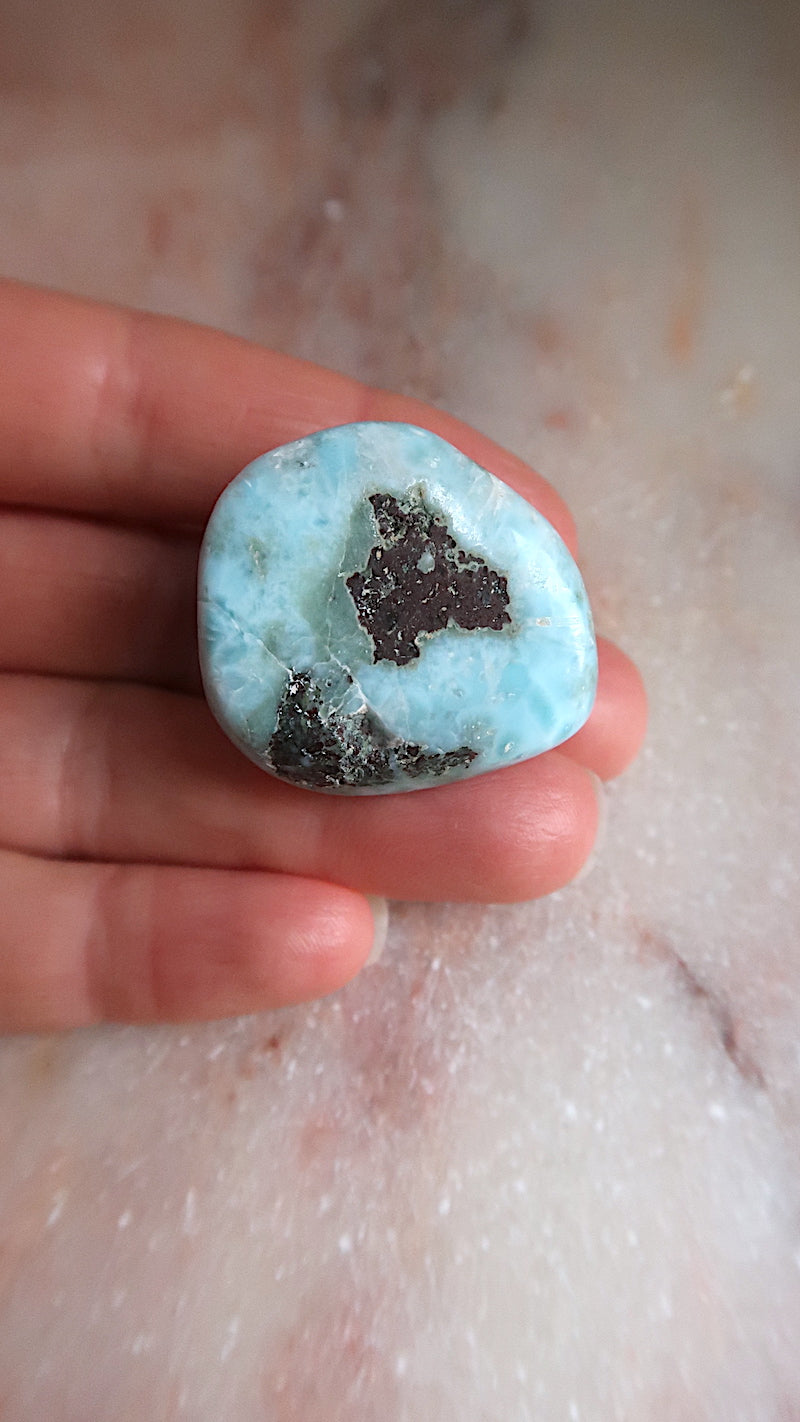 Larimar Pocket Stone