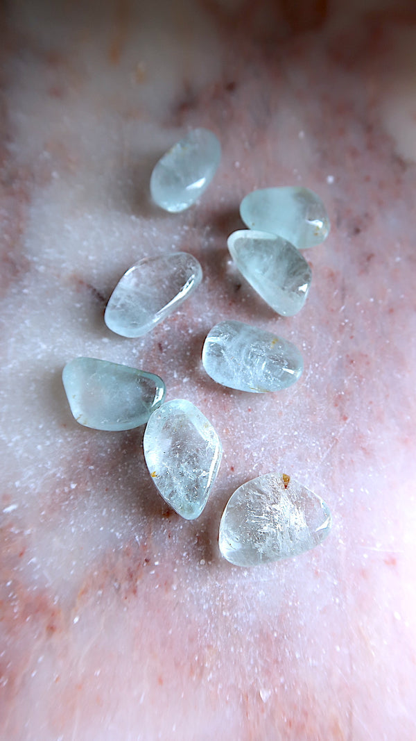 Blue Topaz Tumbles