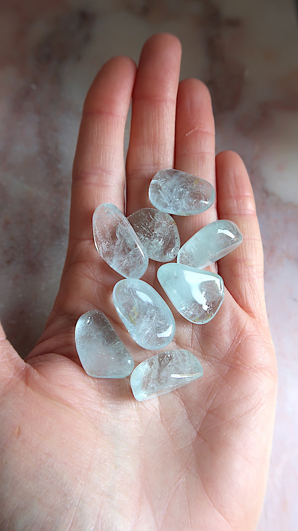 Blue Topaz Tumbles