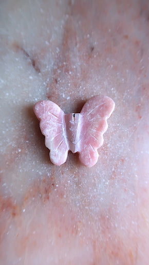Rhodochrosite Butterfly