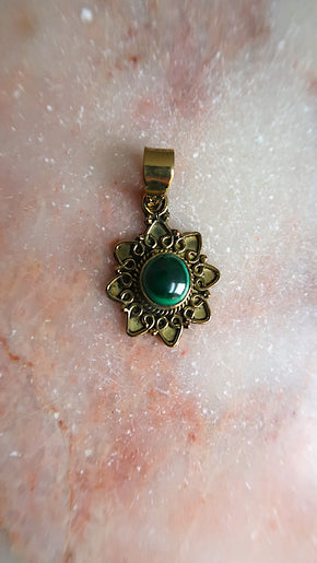 Malachite Star Pendant