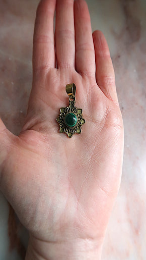 Malachite Star Pendant