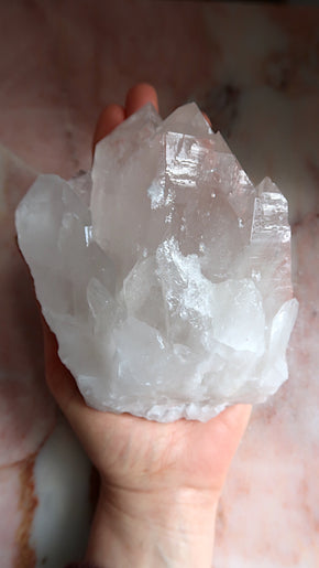 Large Clear Quartz Cluster