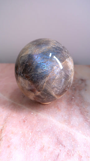 Large Moonstone & Sunstone Sphere