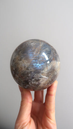 Large Moonstone & Sunstone Sphere