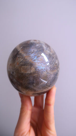 Large Moonstone & Sunstone Sphere