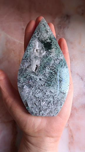 Premium Large Moss Agate