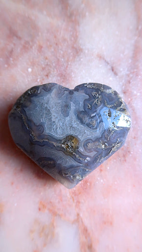 Premium Moss Agate Heart