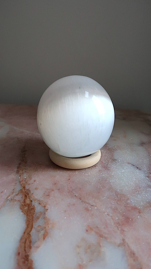 Large Selenite Sphere