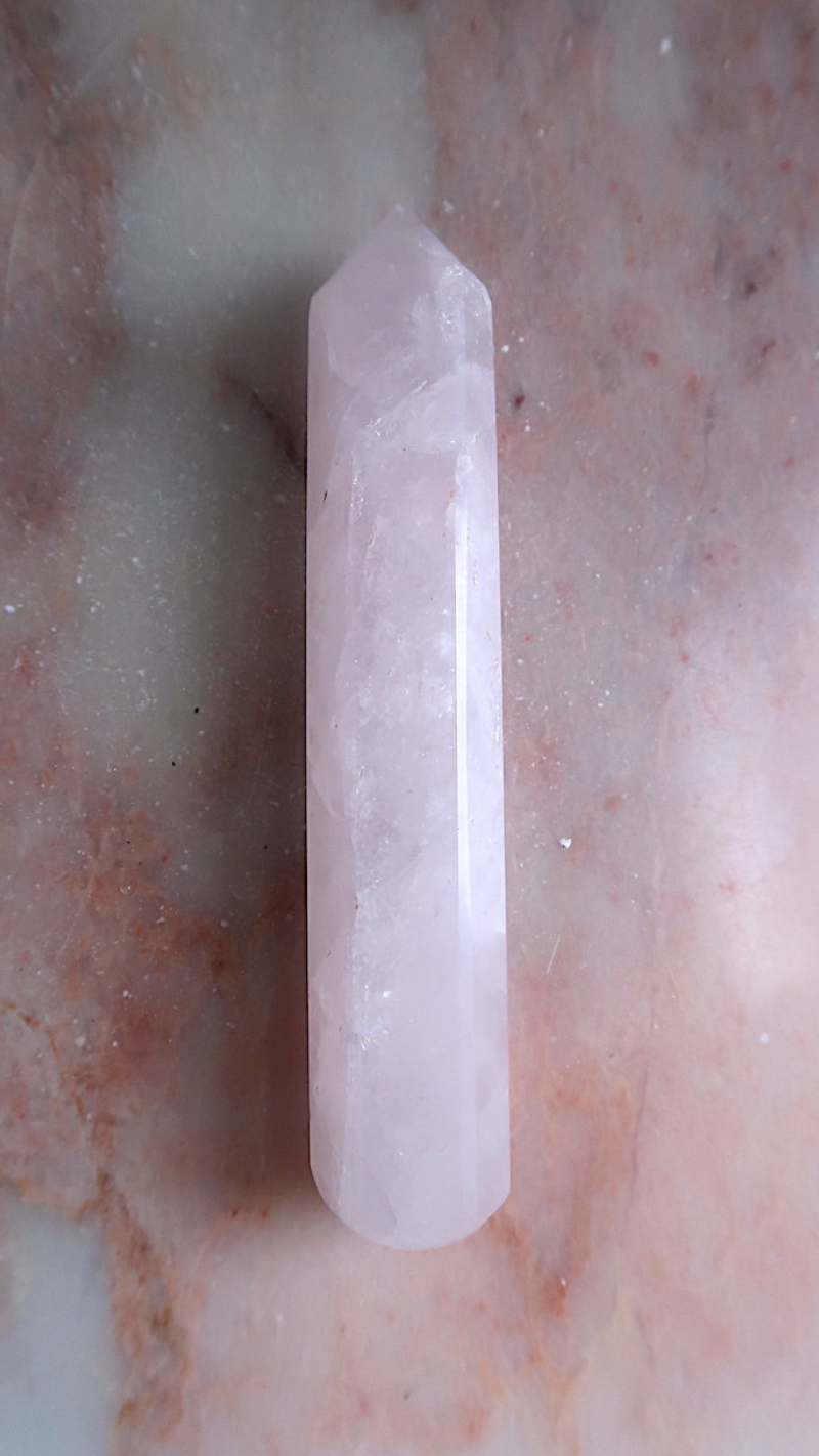 Large Rose Quartz Wand/Point