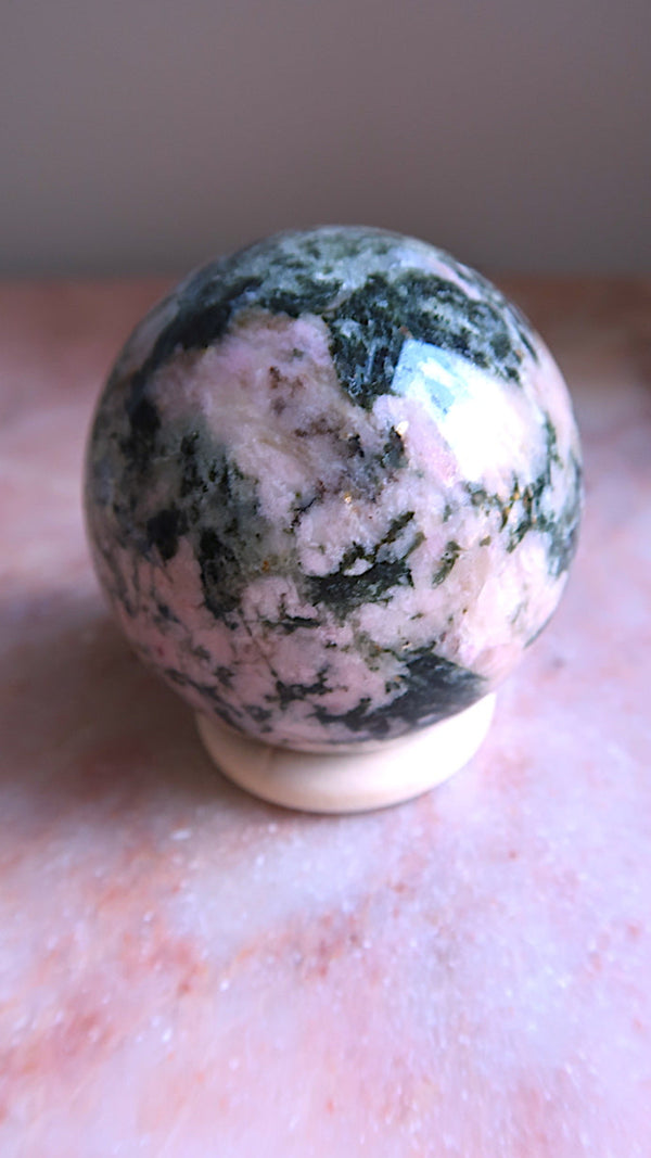 Pink Rhodochrosite Sphere