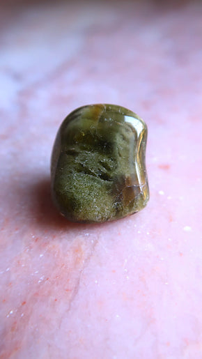 Green Garnet Pocket Stone