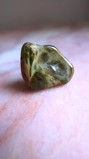 Green Garnet Pocket Stone