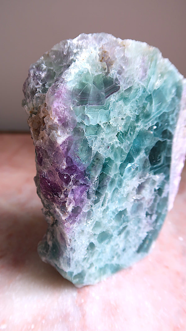 Large Aqua Blue fluorite