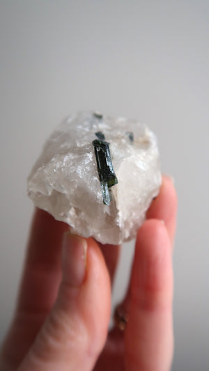 Raw Quartz & Tourmaline