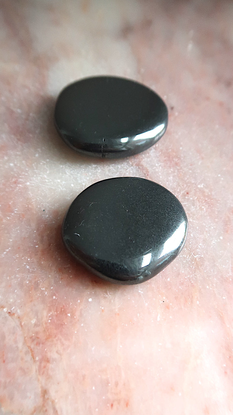 Hematite Palm Stones